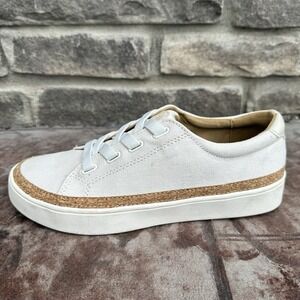 Womens 7.5 B - Revitalign Orthotic Gore-Lace Slip-On‎ Sneaker - Hermosa Cream